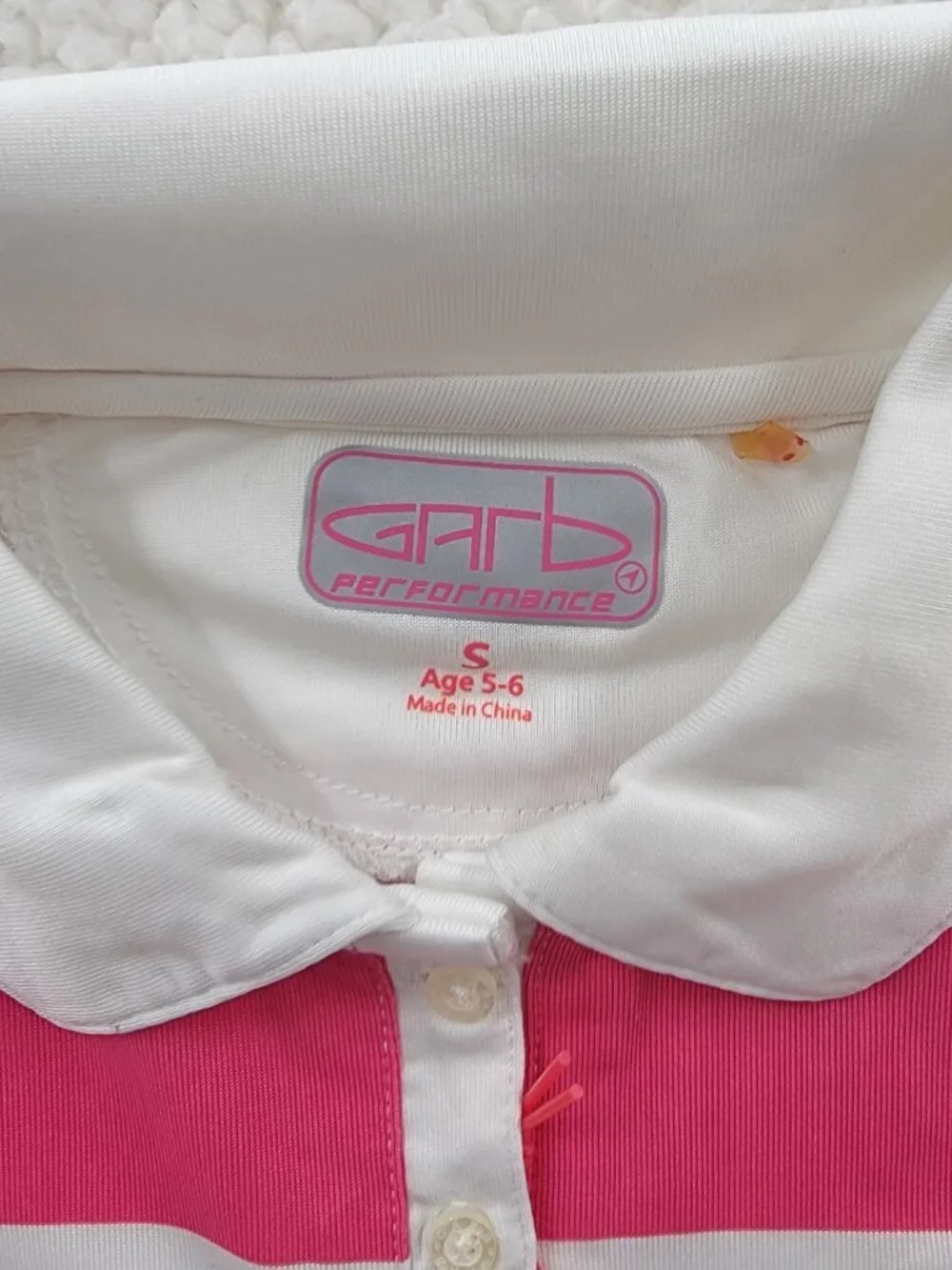 Garb Performance Oak Hills Girl Sleeveless Golf Shirt Size Small